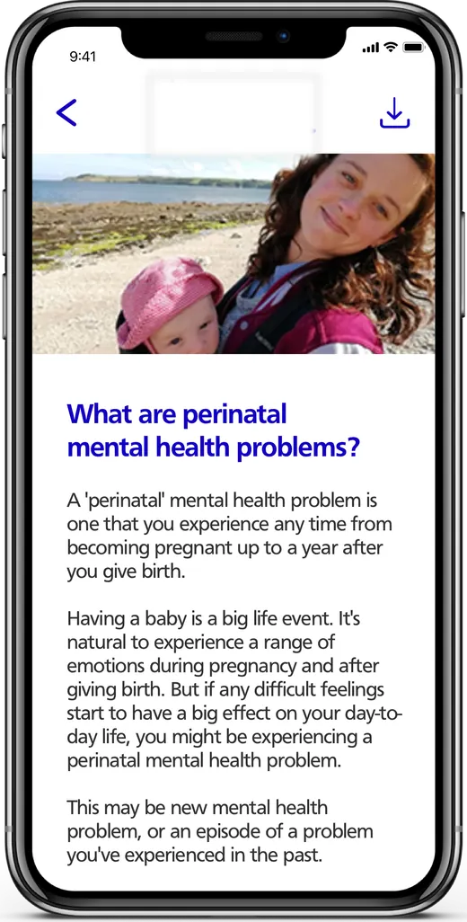 A guidance document open in the MyStaff app, exactly as approved